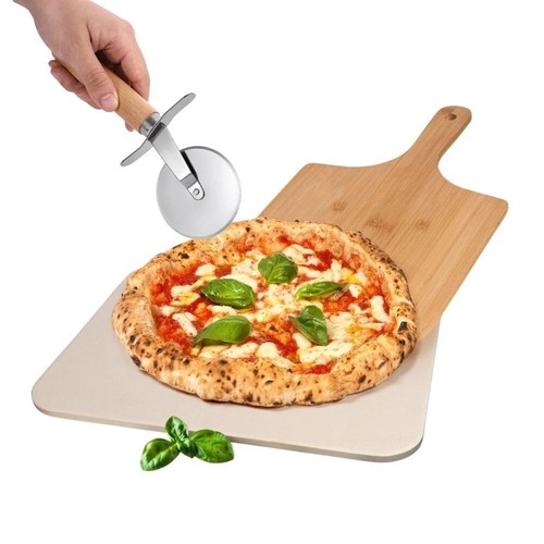 Set pietra refrattaria pizza - set,